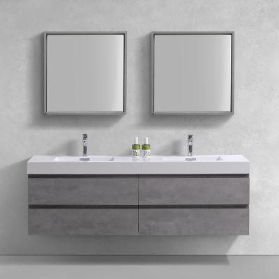 Modern Moistureproof Single Sink Melamine Bathroom Cabinet