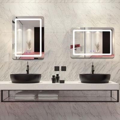 High Definition Home Decoration LED Bathroom Mirror Rectangle Framed Mirror