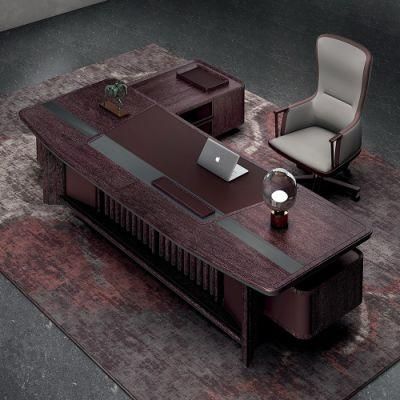 Luxury CEO Office Wood Table Executive Desk Modern Office Furniture