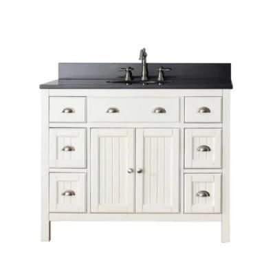 Wholesale Modern Hotel Solid Wood Bathroom Vanity Cabinet