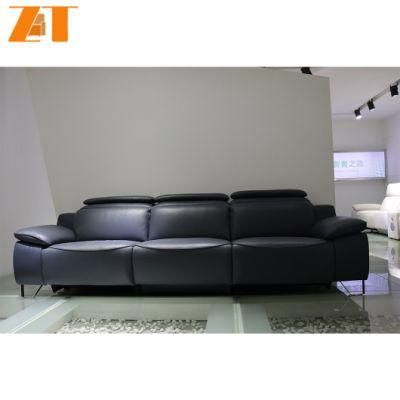 Furniture Wholesale China Special Sale Nordic Imported Black Leather Sofa