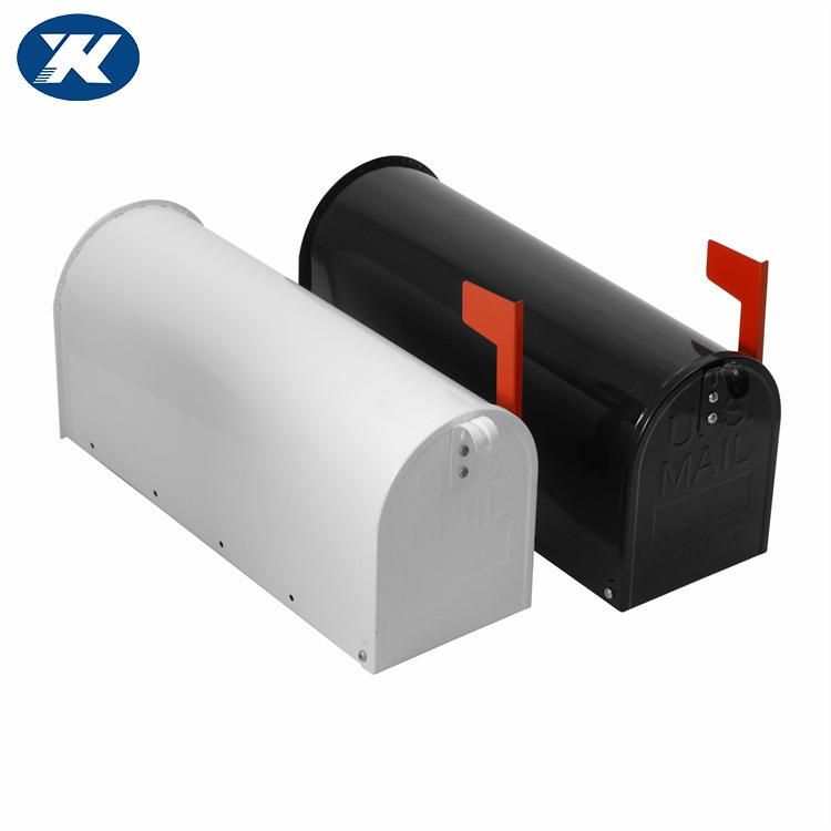 Black Color American Mailbox Design Easy to Assemble UV Resistant Us Mailbox
