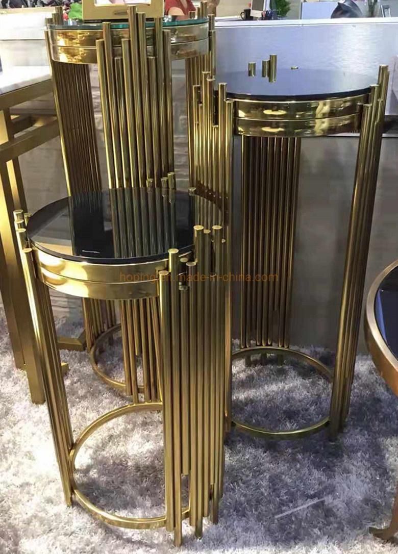 Hotel Lobby Furniture Modern Metal Wedding Aisle Flower Rack Iron Gold Matte Display Stand
