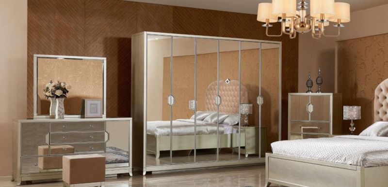 Popular Bedroom Furniture with Cabinet with Mirror
