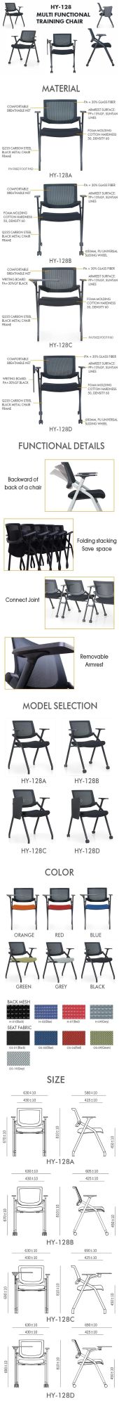 Multifunctional Painting Finishing Meeting Room Folding Chairs