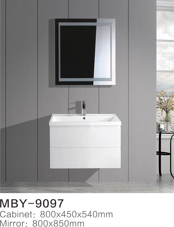 PVC Bathroom Cabinet with LED Mirror