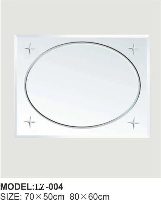 Hot Selling Rectangle Clear Waterproof Sliver Bathroom Mirror (LZ-103)