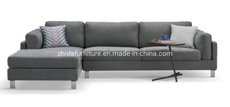 Modern Furniture Leisure Leather Home Furniture Fabric Living Room Sofa