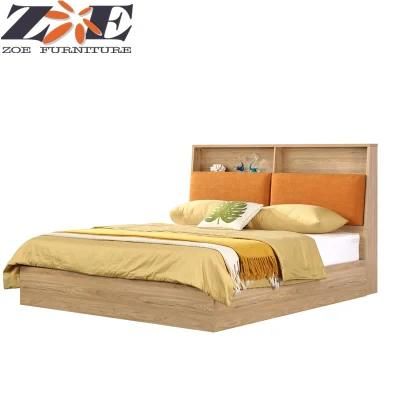 Modern MDF Functional Storage Bed with USB Charge