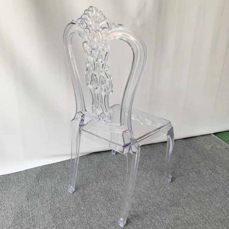 Nordic Transparent Acrylic Outdoor Banquet Wedding Dining Chair