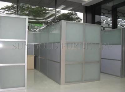 Popular Cheap Office Used Low Half Glass Wall Partition (SZ-WS587)
