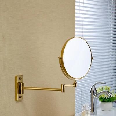 Brass Bathroom Magnifying Mirror Chrome Finish 6/8 Inch