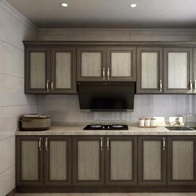 Customized Powder Coating Finish Aluminium Modern Kitchen Cabinet