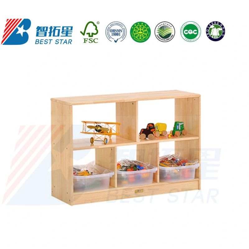 Children Care Center Furniture, Playroom Furniture Toy Cabinet, Kindergarten Kids Toy Storage Cabinet, Baby Cubby display and Storage Wooden Rack and Cabinet