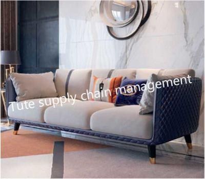 Modern Leather Living Room Combination Furniture Sofa