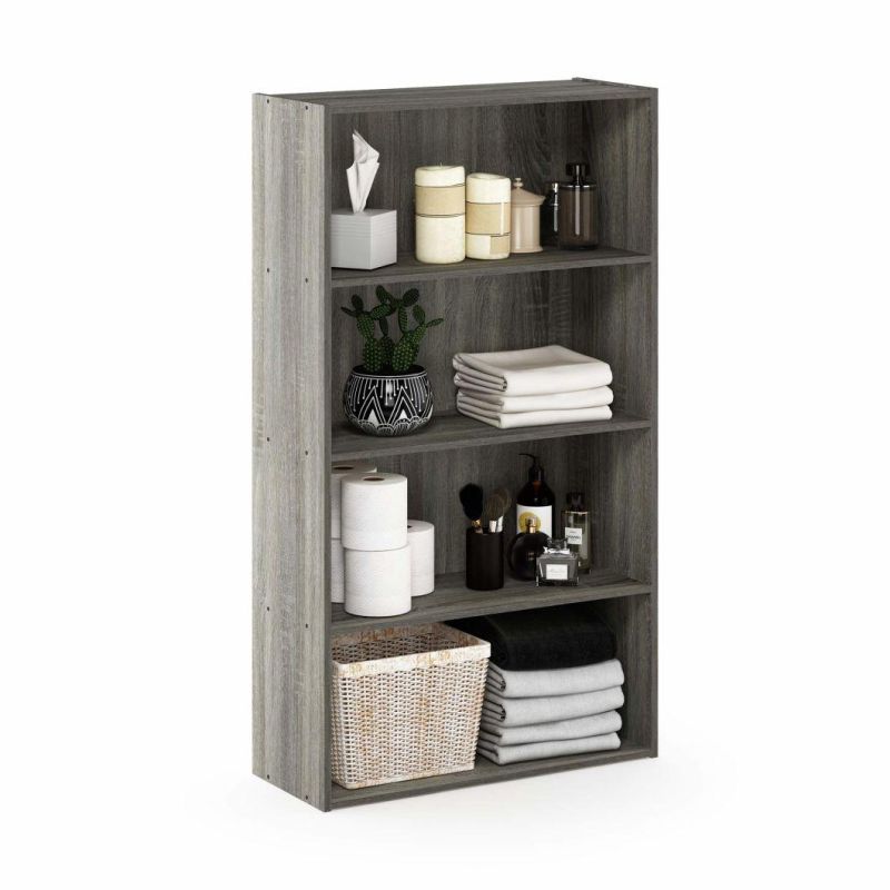 4-Tier Bookcase / Bookshelf / Storage Shelves, Espresso