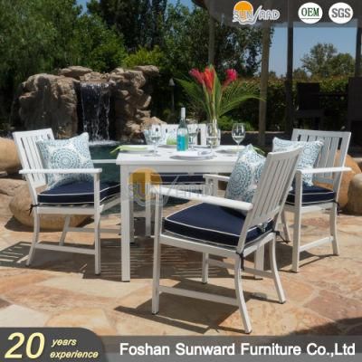 Home Aluminum Dining Chaise Fabric Modern Set Table Chair Furniture Bamboo Furniture