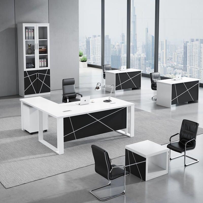 Exclusive Modern Office Executive Desk Luxury Manager Wooden Work Table Furniture