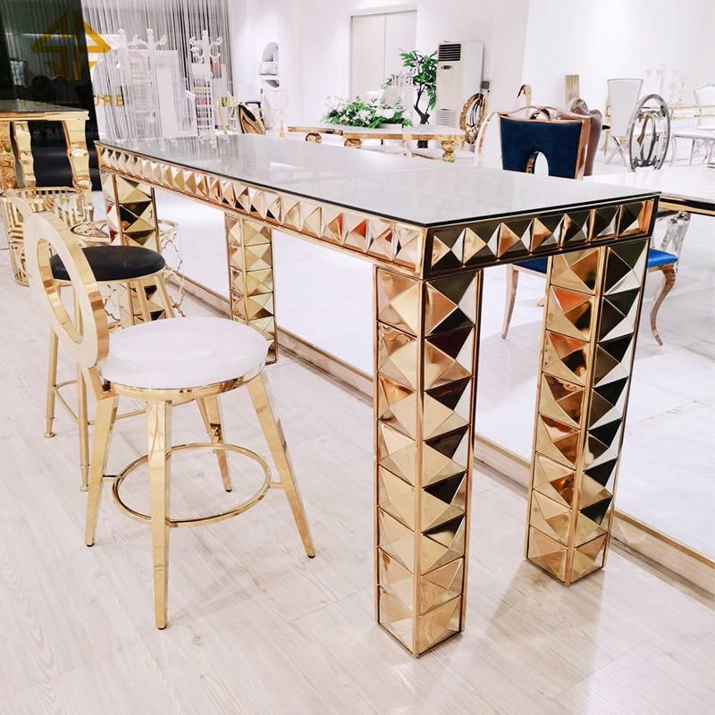 Wedding Furniture High Quality High Modern Dining Bar Table