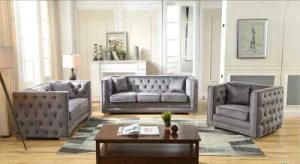 Modern Chesterfield Button Sofa Set