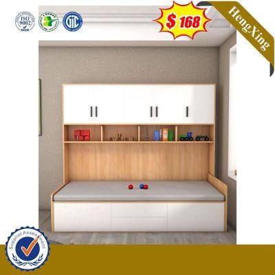 Fashion Children Bedroom Home Furniture Wardrobe Cabinet Single Kids Size Wooden Bed