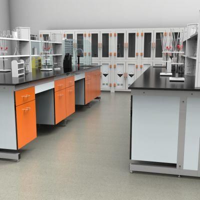 Good Quality, Good Price Hospital Steel Laboratory Furniture with Cover, Durable School Steel Hospital Laboratory Work Bench/