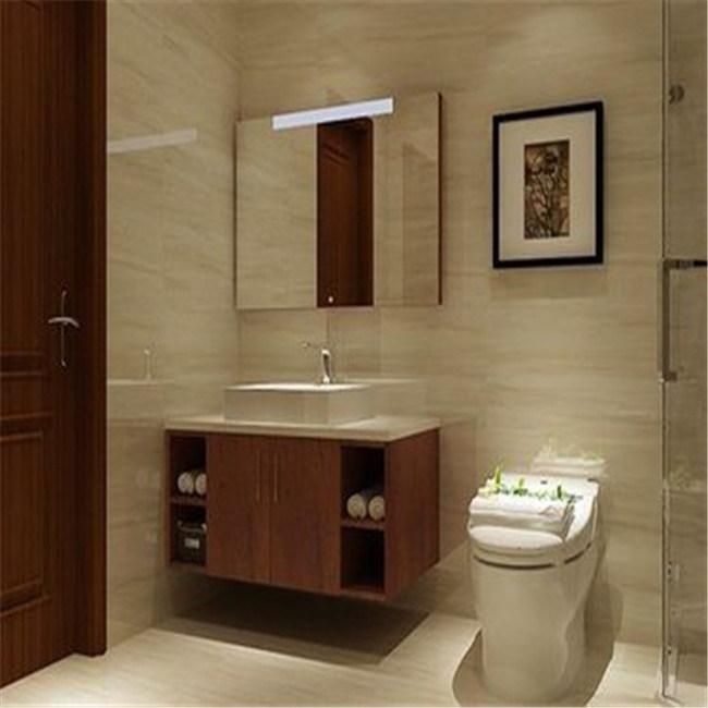 Wood Grain Surface Aluminium Bathroom Cabinet of Bathroom Furniture