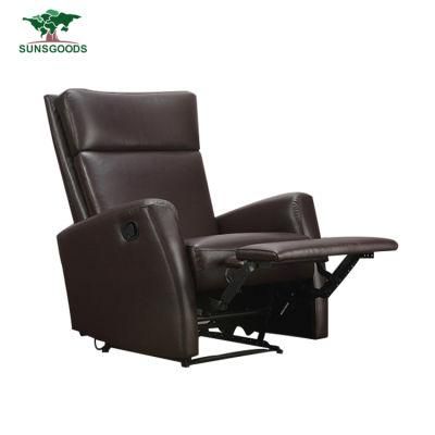 Luxury Classic European Design China Modern Style Sofa PU Leather Recliner Sofa