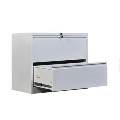 2 Drawer Metal Cabinet File Storage Office Equipment Fixed Modern Filing Cabinet