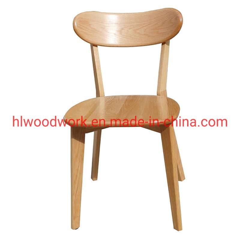 Cross Chair Oak Wood Dining Chair Wooden Chair Office Chair Round Seat Home Furniture