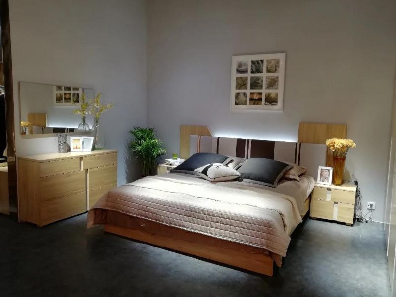 Modern Wholesale Design MDF Painting Bedroom Furniture Night Table