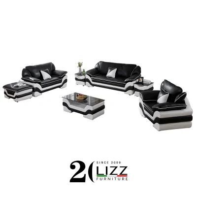 Modern Home Sofa Miami Leather Living Room Furniture Set