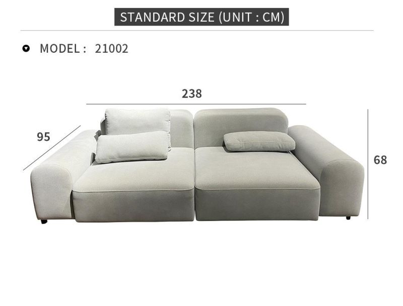 Modern Home Simple and Nice Sofa Set Furniture Nordic Luxury Living Room Bedroom Fabric Sofa Set