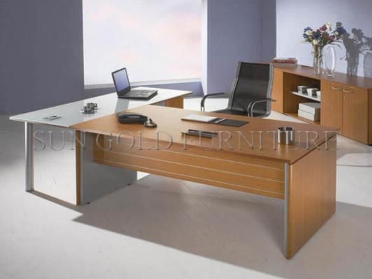 Classic Design Wooden L Shape CEO Manager Computer Desk (SZ-OD005)