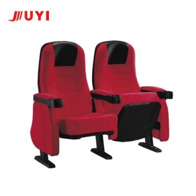 Jy-612 Auditorium Chair American Style Theater Folding Red Plastic Customized Fabric Furniture