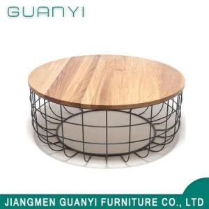 2020 Modern Wooden Furniture Metal Cafa Coffee Table