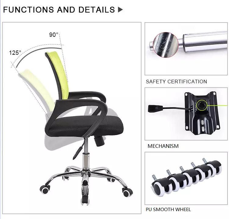 Modern Bentwood Office Chair Swivel Computer Leather Office Chair