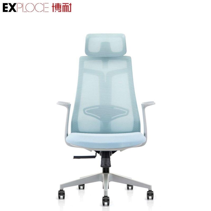 Home Work Office Classic Manufacturer High Back Mesh Chair Price Fixed Armrest Office Mesh Chairs Modern Design Furniture