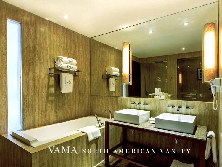 Vama Timber Wooden Bathroom Vanity Luxury Hotel Furniture