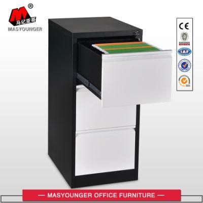 Modern Style Novel Design Anti-Tilt Structure Office Metal 3 Drawer Filing Cabinet