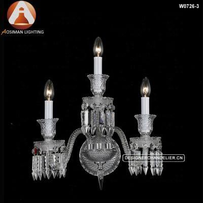 Clear Crystal Wall Sconce