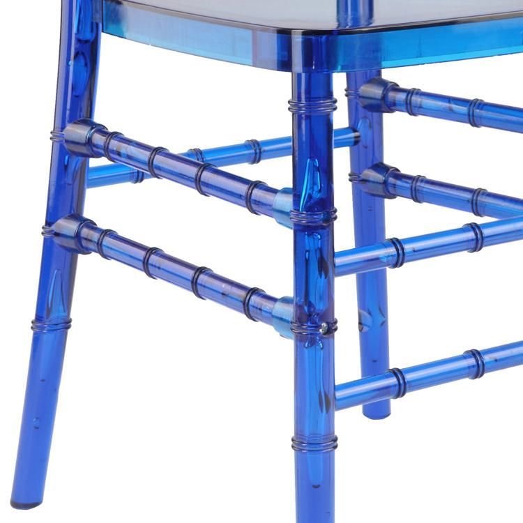 Cheap Resin Crystal Polycarbonate Chiavari Chair for Wedding and Event