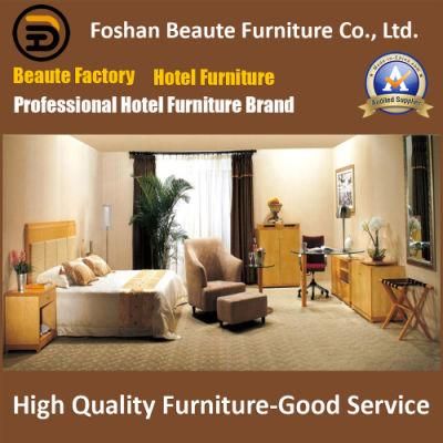 China Oak Wood with Veneer Lacquer Hotel Bedroom Furniture Manufacturer for Southeast Asia Market (GLB-010)