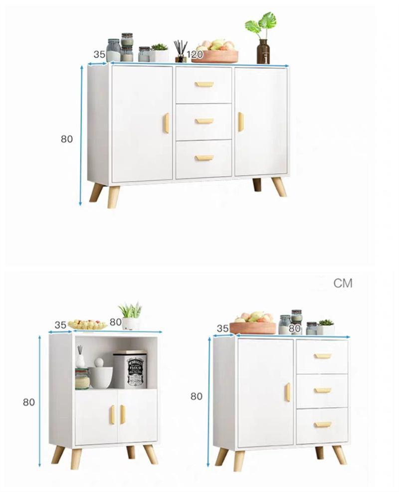 Modern Home Furniture Sets 3 Drawers Modern Table Wooden Side Cabinet