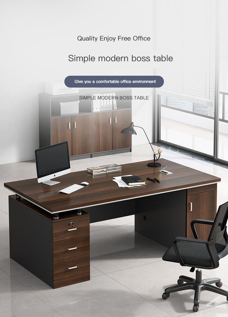 Top Selling Modern Office Desk with Drawers and Doors