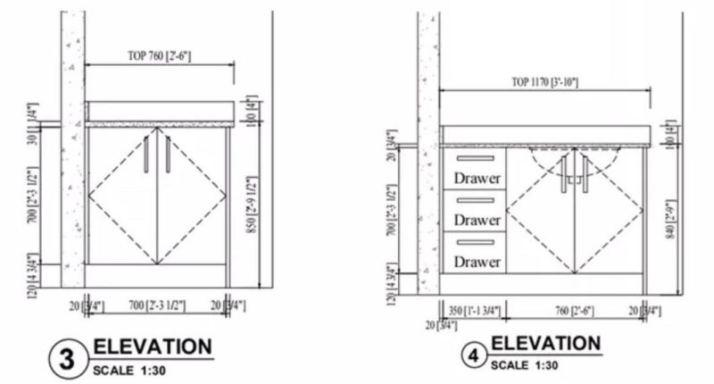 Luxury European Style Wall Mounted Bathroom Cabinet Modern Bathroom Cabinet Vanities Custom Vanities