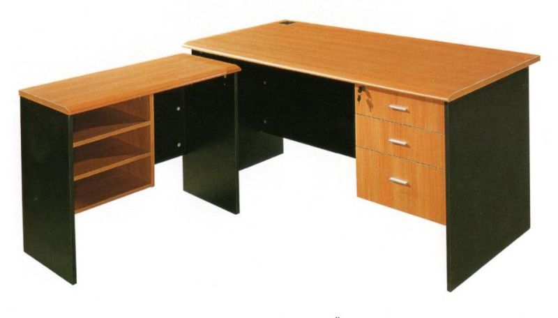 L-Shaped Classic Wooden Modern Corner Executive Office Table for Wholesale