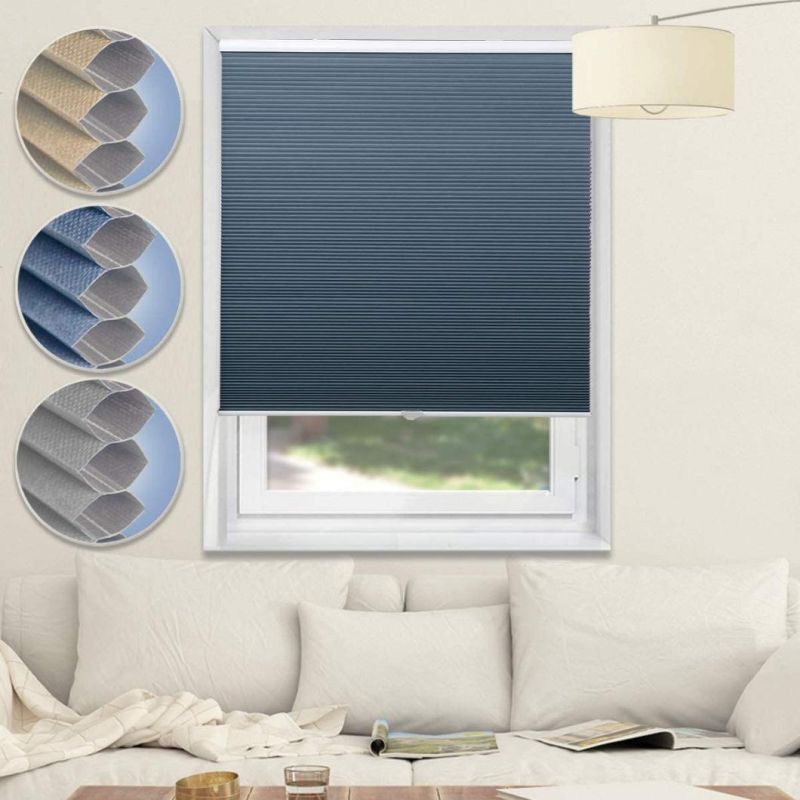 Blackout Cellular Shades Bottom up Custom Cut to Size Window Blinds Room Darkening Thermal Honeycomb Blinds for Bedroom Windows French Skylight