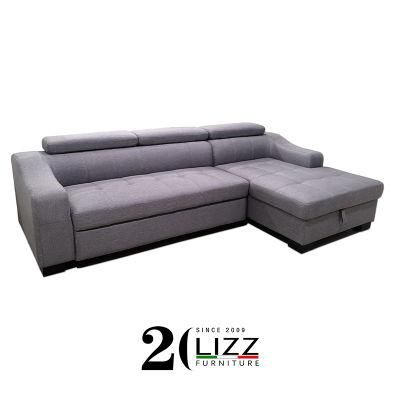 New Design Home Furniture Set Fabric / Leather Corner Sofa with Storage Function