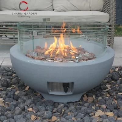 Propane Gas and Nature Gas Fire Pit Bowl, Firepit Table for Outdoor Furniture